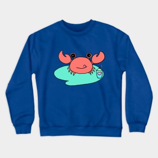 Cute Crab Crewneck Sweatshirt